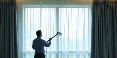 Commercial drapes cleaning service morayfield hotels offices